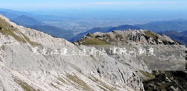 黑龙江建立政府法律顾问制度 黑龙江建立政府法律顾问制度
