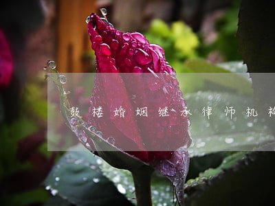 鼓楼婚姻继承律师机构 鼓楼婚姻继承律师机构