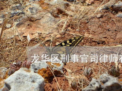 龙华区刑事官司律师有哪些 龙华区刑事官司律师有哪些