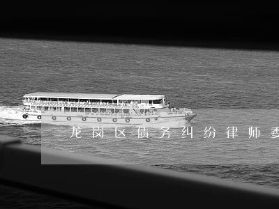 龙岗区债务纠纷律师委托咨询 龙岗区债务纠纷律师委托咨询
