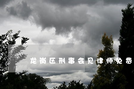 龙岗区刑事会见律师免费法律咨询 龙岗区刑事会见律师免费法律咨询