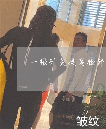 一根针灸提高脸部法令纹