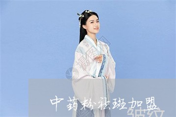 中药粉祛斑加盟