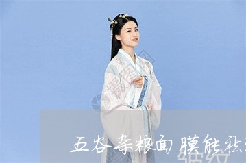 五谷杂粮面膜能祛斑吗