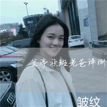 兰亭祛斑老爸评测 兰亭祛斑老爸评测