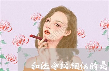 和法令纹相似的是什么