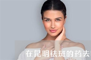在昆明祛斑的药去哪里开比较好 在昆明祛斑的药去哪里开比较好