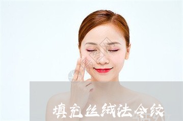 填充丝绒法令纹