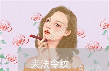 夹法令纹