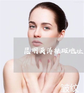 昆明英涛祛斑地址