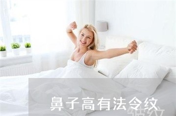 鼻子高有法令纹